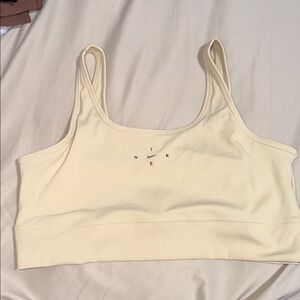 Nike Light Yellow Sports Bra